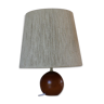 Lampe bois IMT Italie avec abat-jour corde