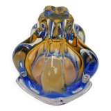 Art glass vintage ashtray designed by josef hospodka in the 1960's.