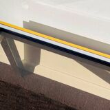 Rectangular coffee table. Flaminia Belgochrom W. Rizzo Vintage 70s