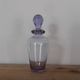 Vintage glass bottle in purple and transparent – Ball stopper – 21 cm