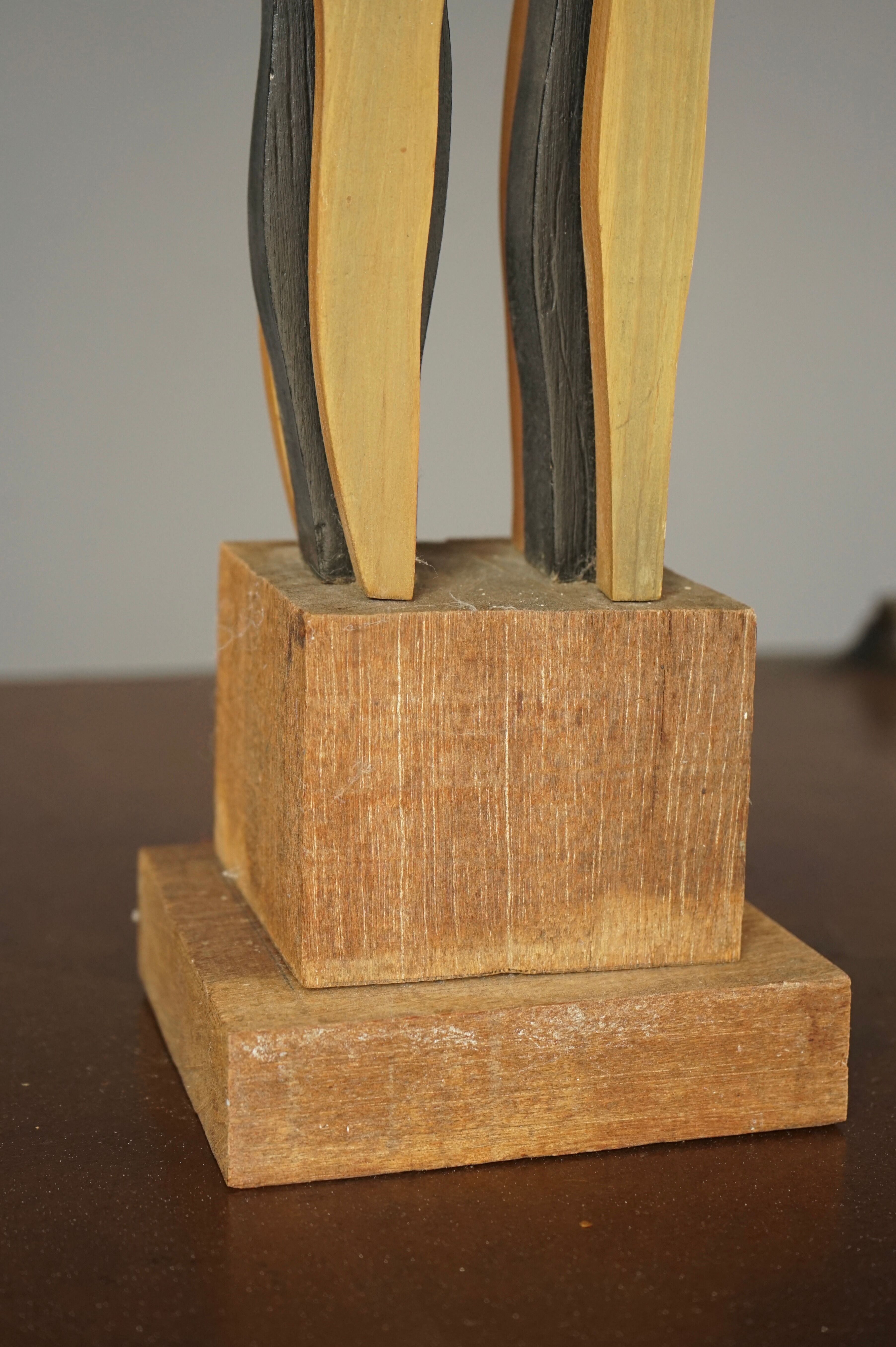 Surrealist Sculpture of Standing Figure. 1970s.