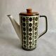 Pottery teapot Boch Rambouillet Noix, 1960s