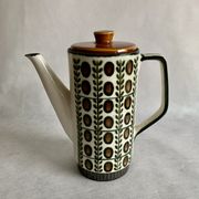 Pottery teapot Boch Rambouillet Noix, 1960s