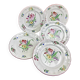 5 dessert plates 22.7 cm Lunéville reverbere model