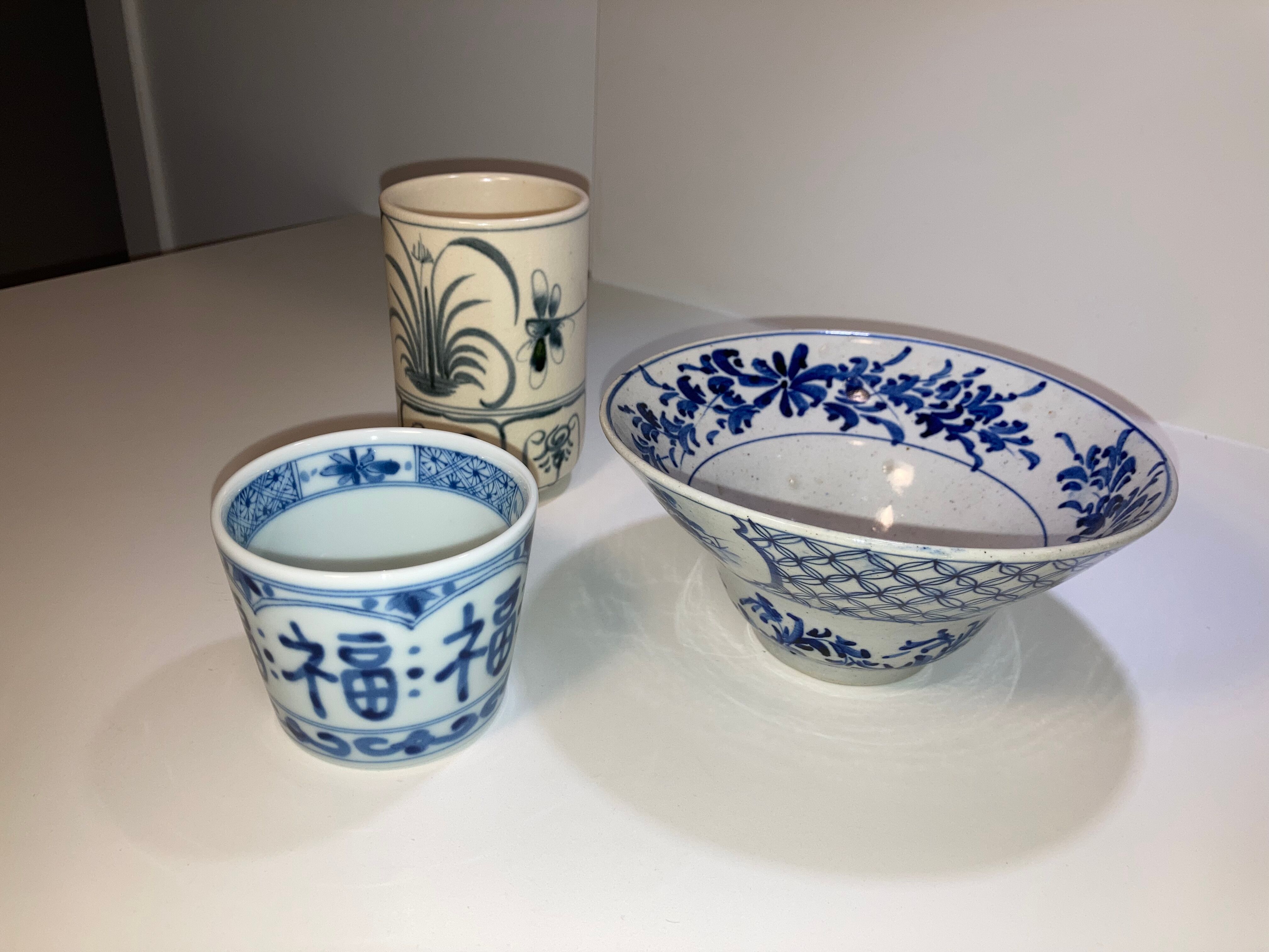 Asian ceramic set