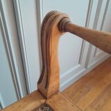 Louis XV style caned bench