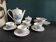 Service à café en porcelaine de Lunéville vintage français