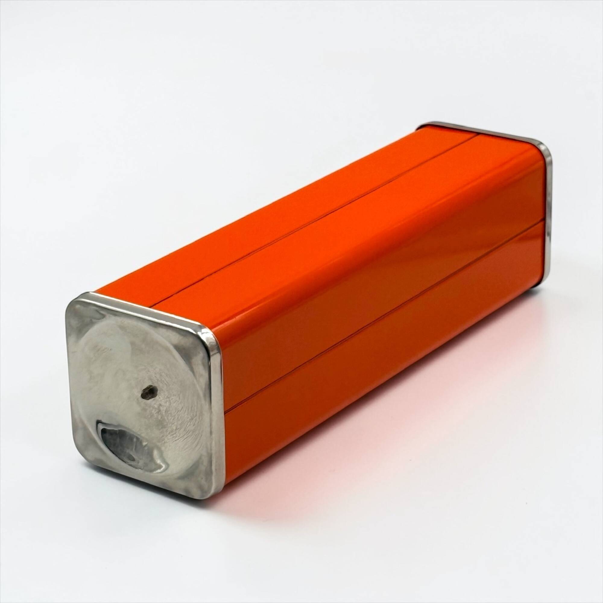 Cendrier sur pied design Giulia Veronesi Ecolight orange Italie années 70
