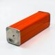 Cendrier sur pied design Giulia Veronesi Ecolight orange Italie années 70