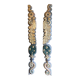 18th Century Italian Handcarved Polychrome Painted Pilaster Friezes, Set of 2
