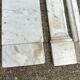 White Carrara marble fireplace from around 1880