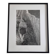 Vintage silver gelatin photography study of a reclining nude, signed and framed, 42x52 cm.