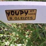4 fauteuils de jardin pliables vintage