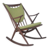 Danish rocking chair designed by Frank Reenskaug for Bramin, 1960s