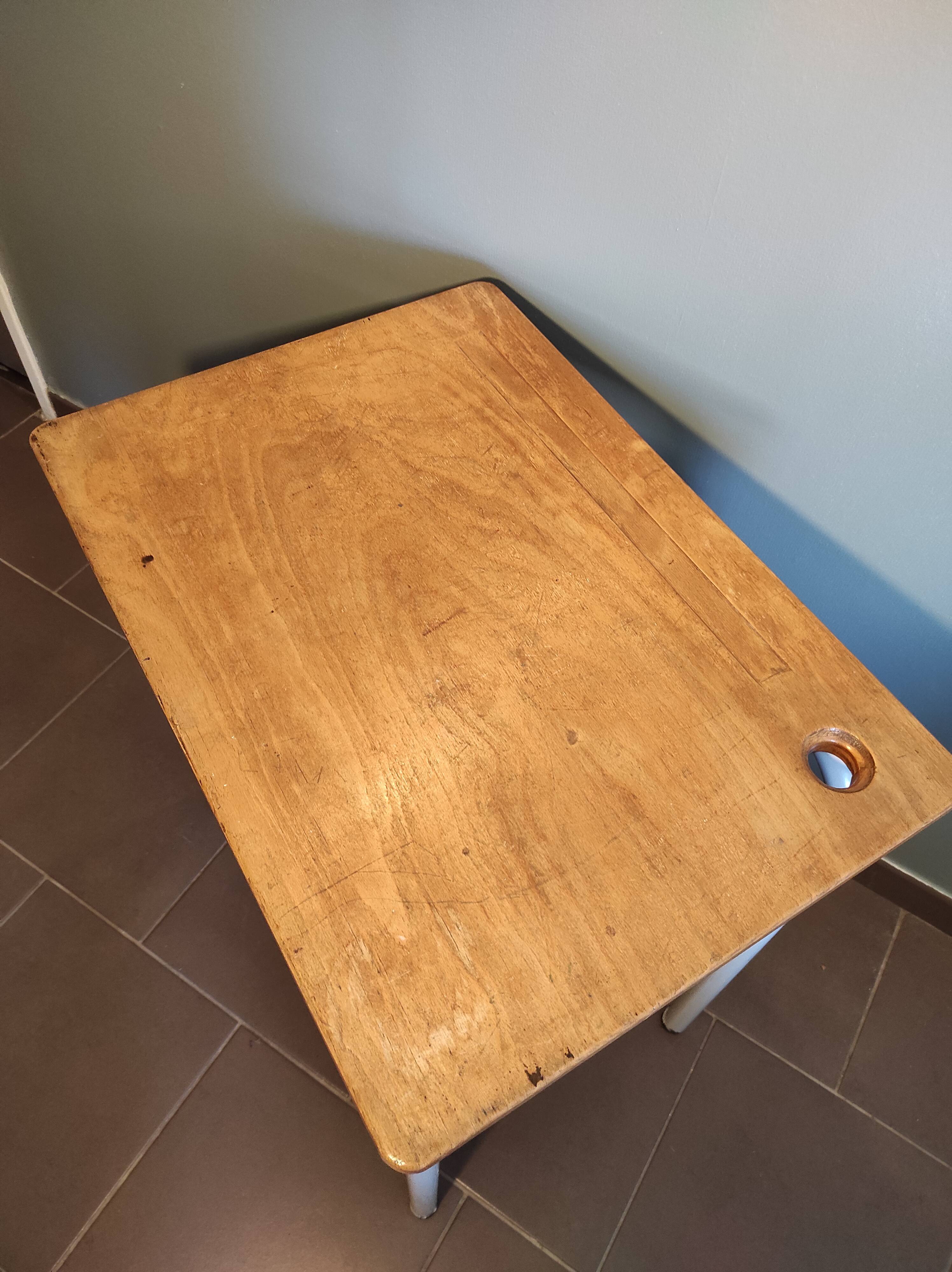 School desk with locker 1960