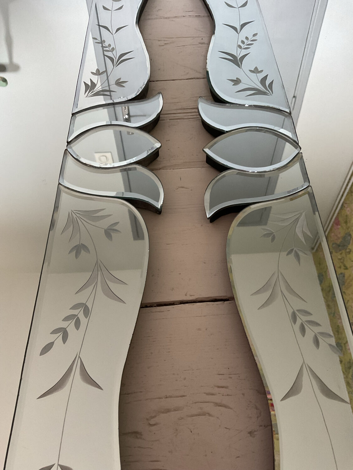 Pair of Venetian style mirrors