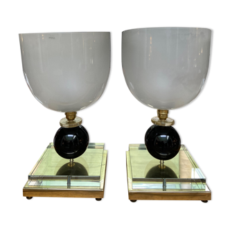 Pair of lamps - Vetreria Vistosi -80s