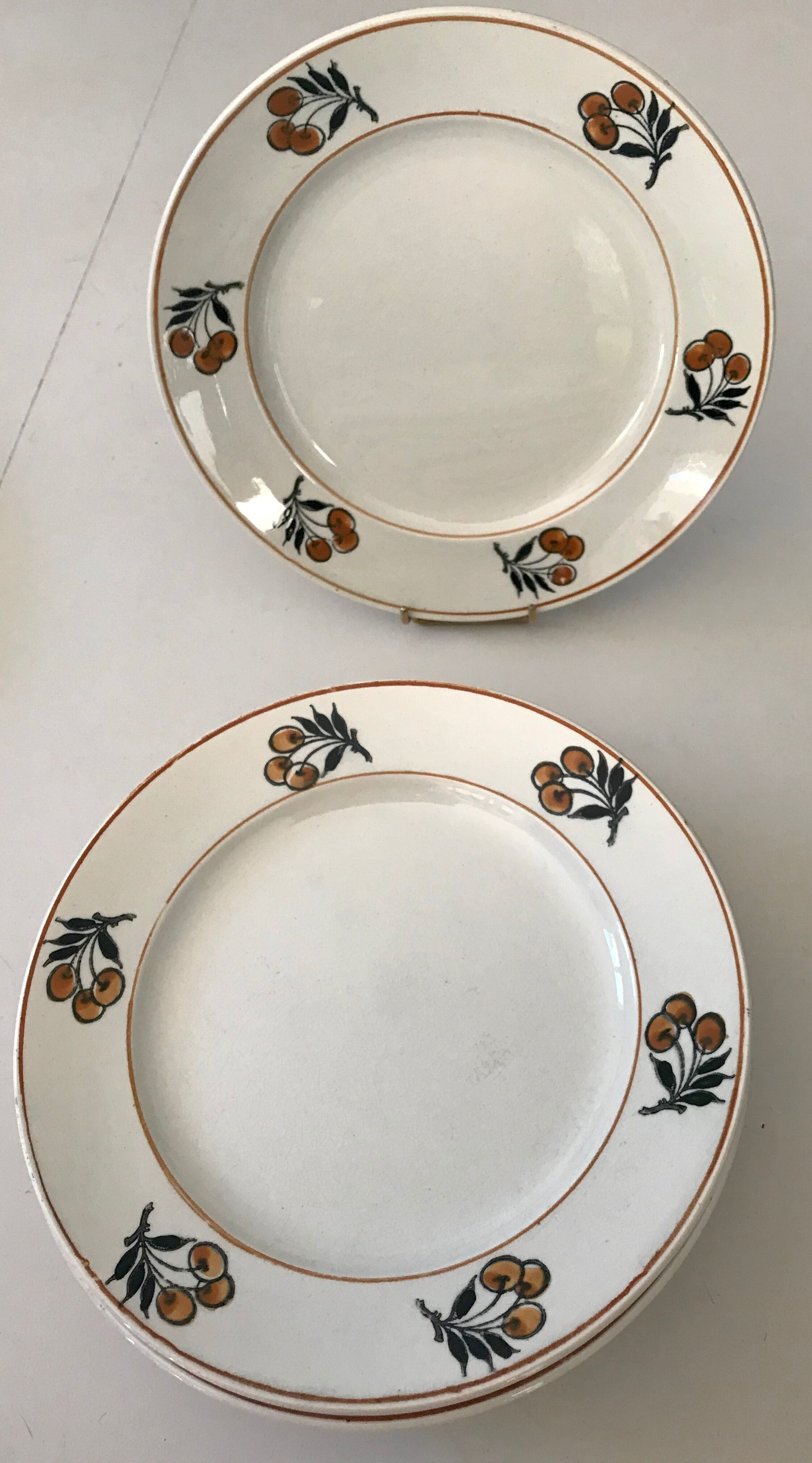 Nine dessert plates Moulin des loups - Hamage