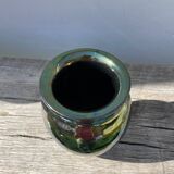 Vintage iridescent ceramic vase