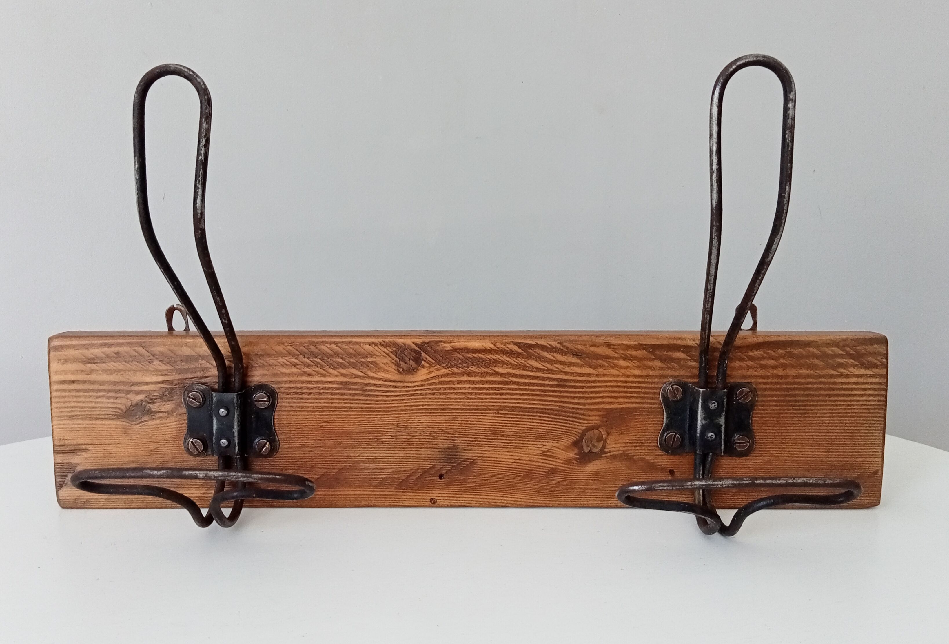Vintage wall coat rack