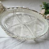 Glass compartment dish