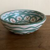 Robert Picault 1960 Vallauris salad bowl signed in full