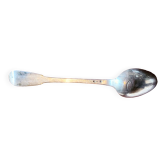 Large serving spoon in very old sterling silver