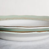 Plats de service L'amandinoise et assiettes creuses , en faience de Saint Amand , Saint Tropez