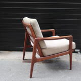 Scandinavian teak armchair from the 60s