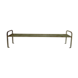 Antique metal bench