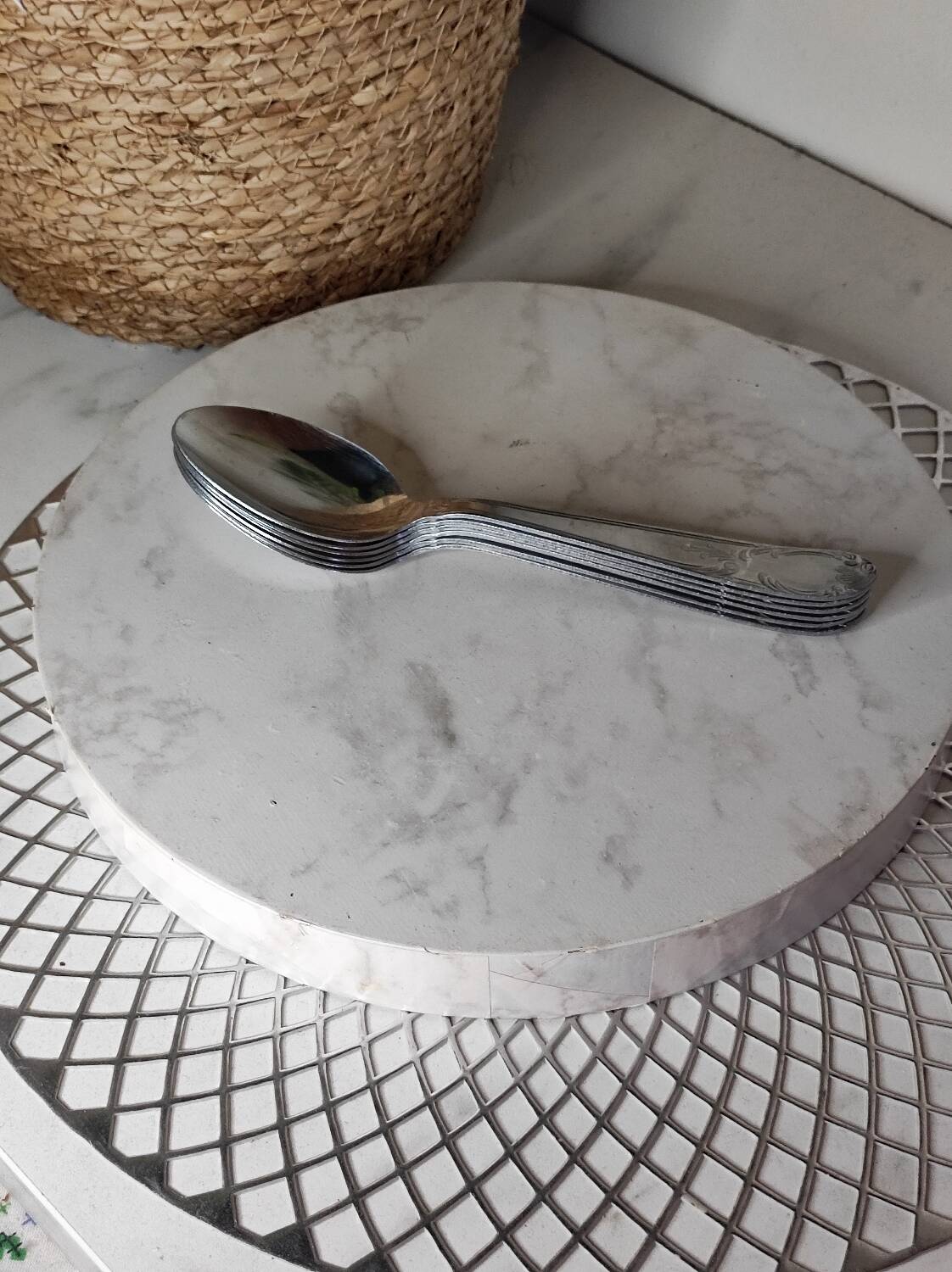 Old stainless steel cutlery