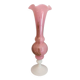 Vase in opalescent glass paste