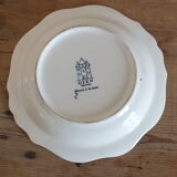 Cup, empty pocket in earthenware of Gien decoration Cashmere
