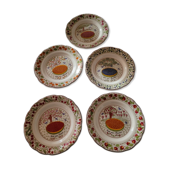 Assiette Gien vintage