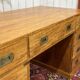 Nautical-style teak writing desk
