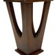 Brutalist design umbrella stand holder 60's wood