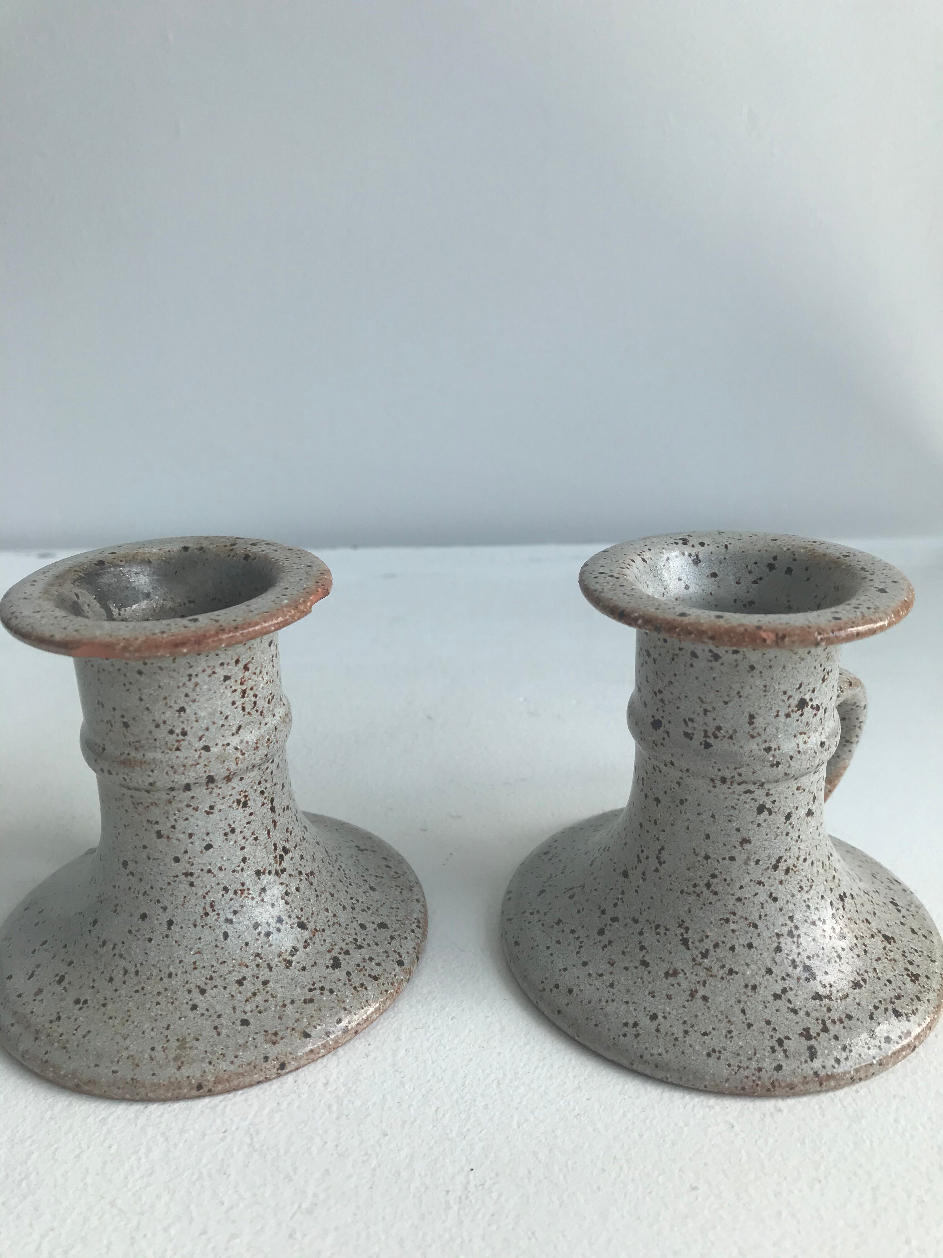 Lot de 2 bougeoirs