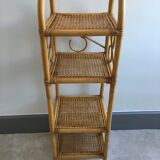 Rattan shelf