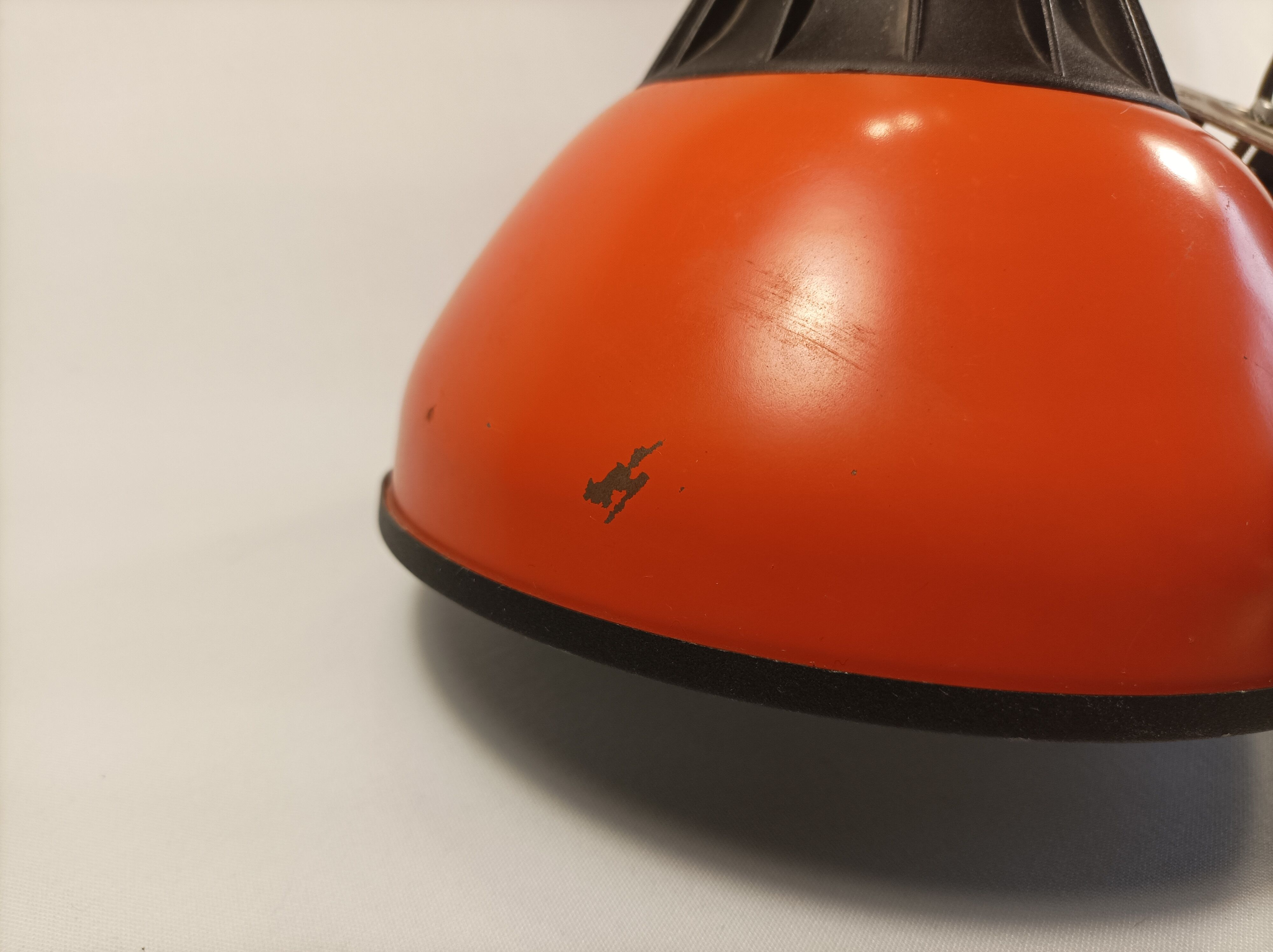 LIVAL architect lamp orange model P12 Finland vintage 1970