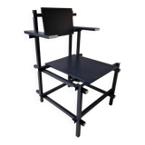 Vintage Gerrit Rietveld high chair replica, 1980s