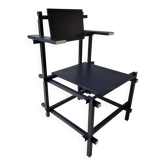 Vintage Gerrit Rietveld high chair replica, 1980s