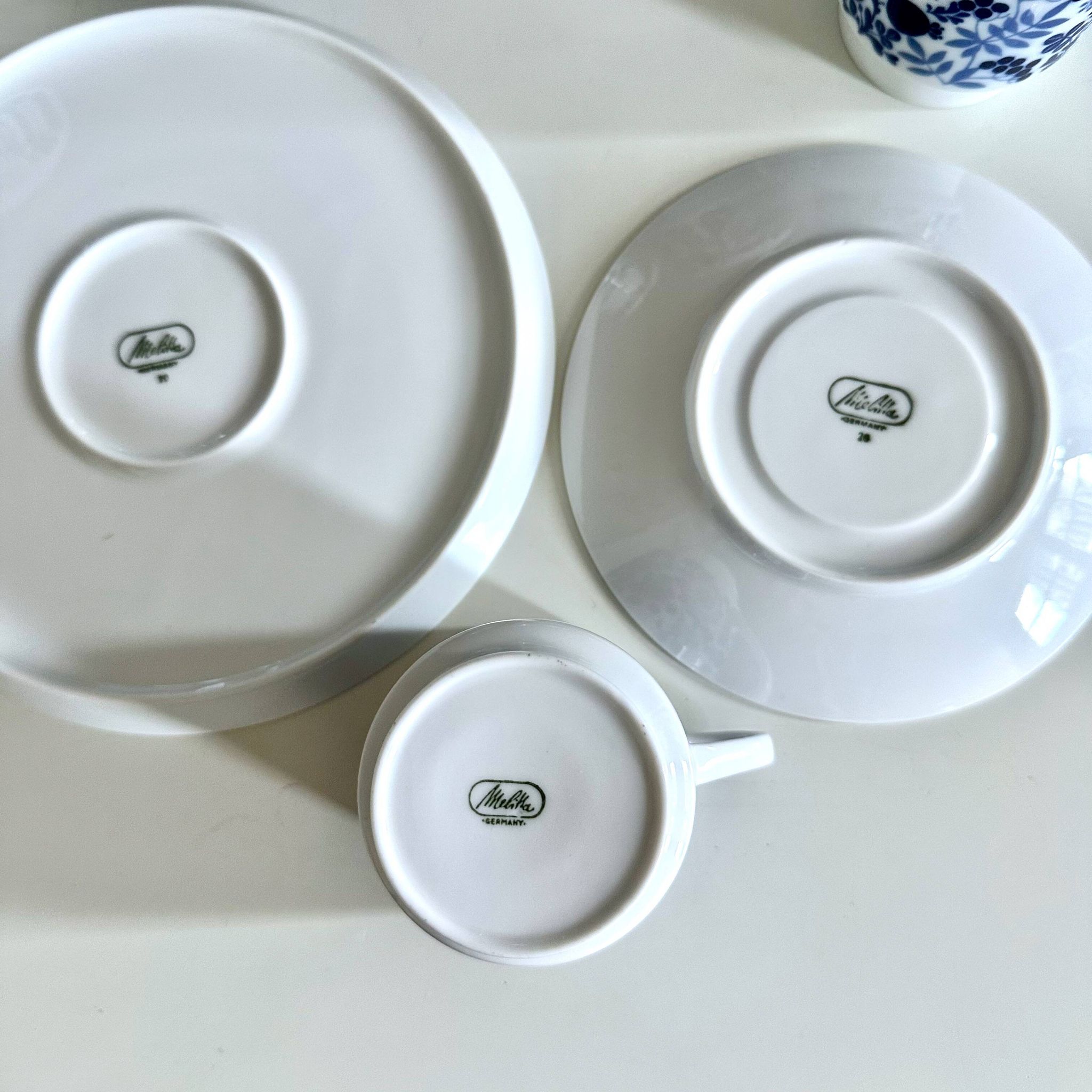 Ensemble de vaisselle "Blütenspiel" Melitta Hamburg pour 6 – Jupp Ernst