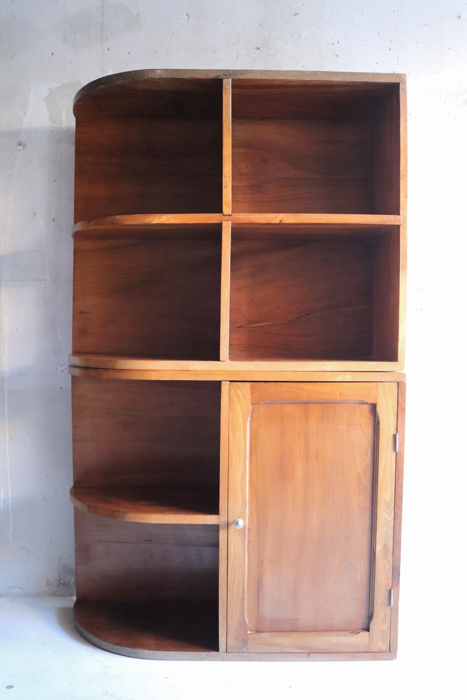 Art deco library in solid wood