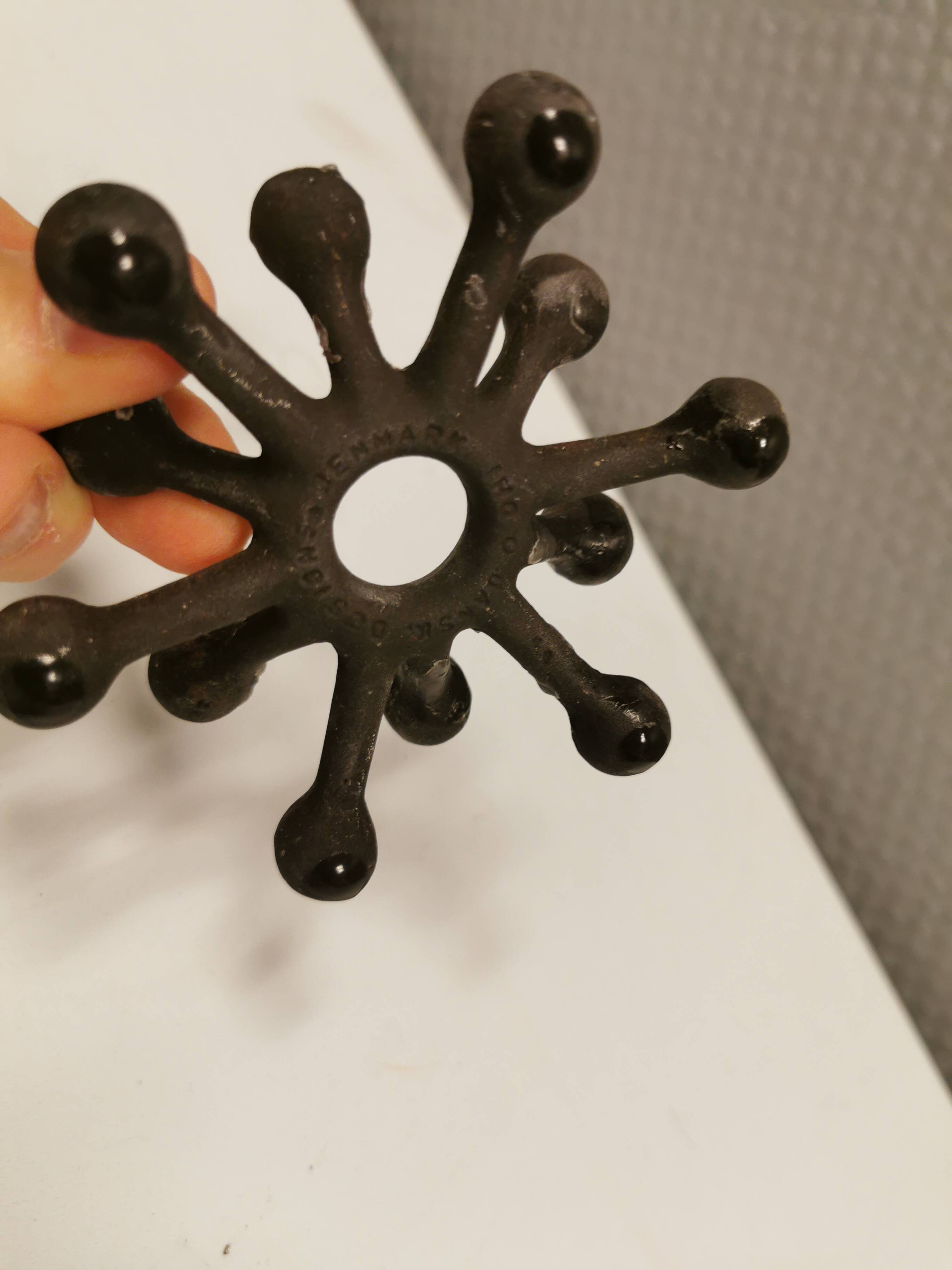 "Spider" candlestick, designed by Jens Harald Quistgaard (JHG) for Danish Design in 1955.