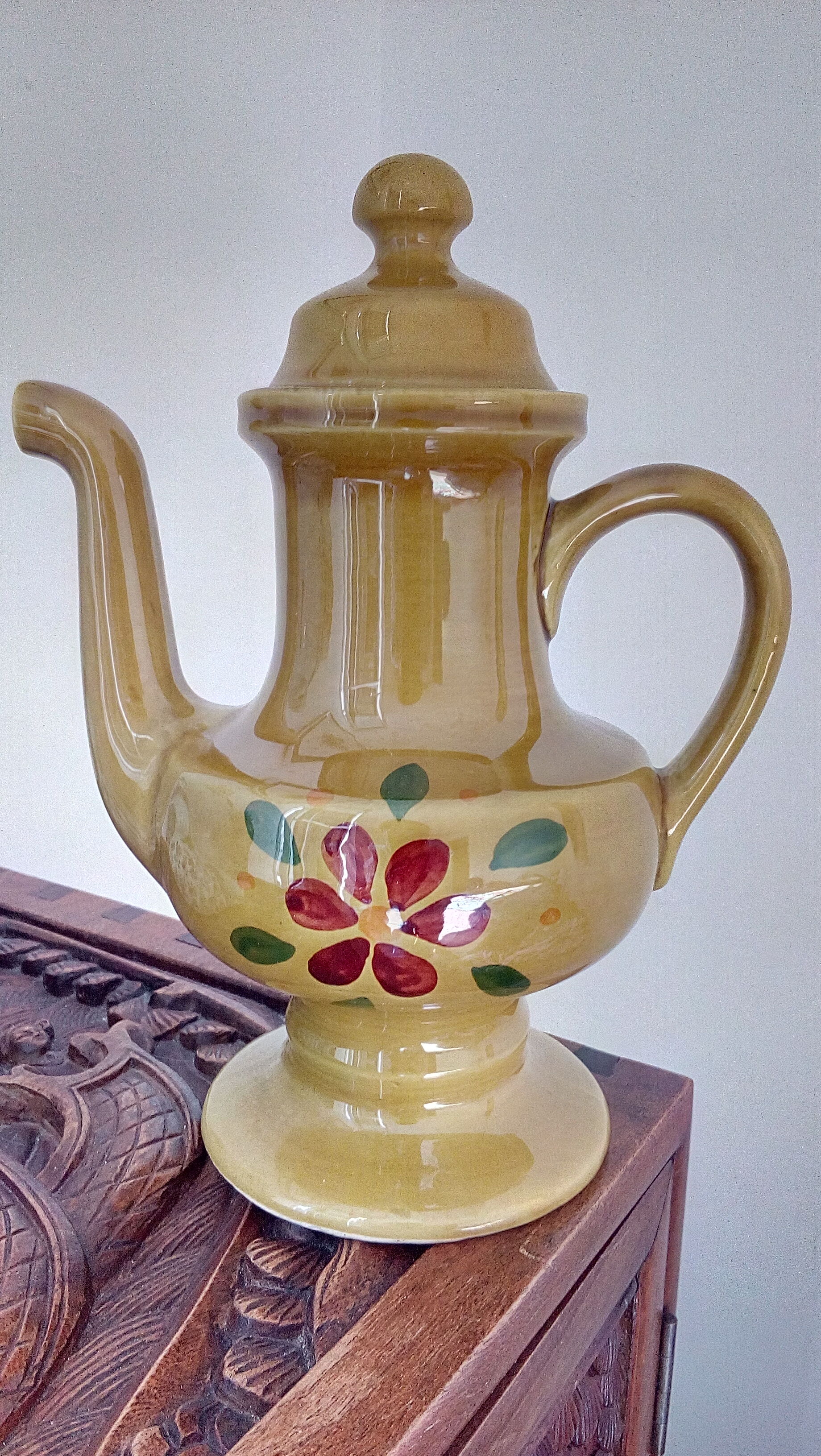 Italian enamelled ceramic coffee maker