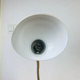 Pair of metal and brass lamps 50s Jean Boris Lacroix