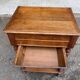 20th-century solid oak dressing table.