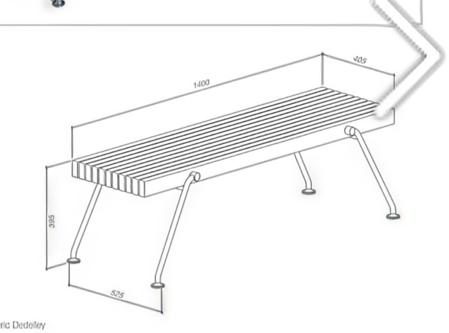 Banc "Think 2002" en bois par Frederic Dedelley pour Dornbracht