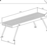 Banc "Think 2002" en bois par Frederic Dedelley pour Dornbracht