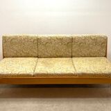 Interier Prahà Ash Sofa Bed Renovation Possible, Vintage Czech 1960s